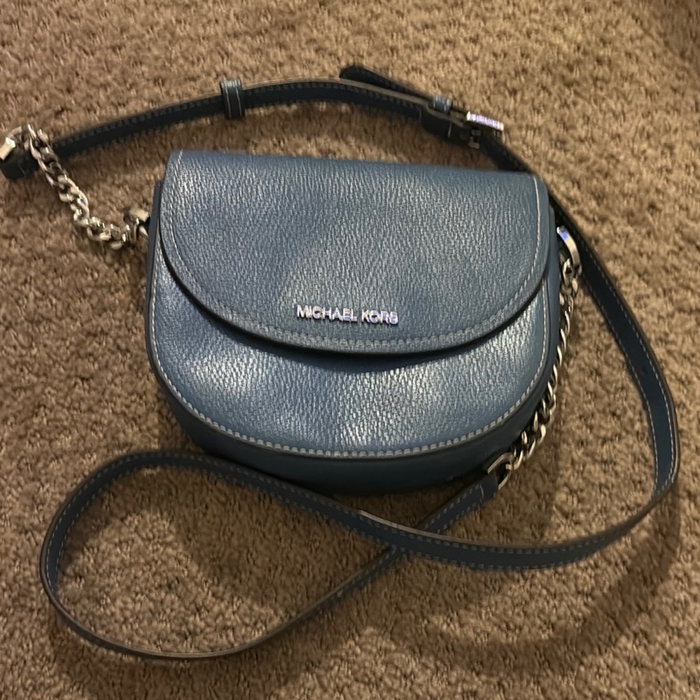 Michael Kors Blue Crossbody Bag